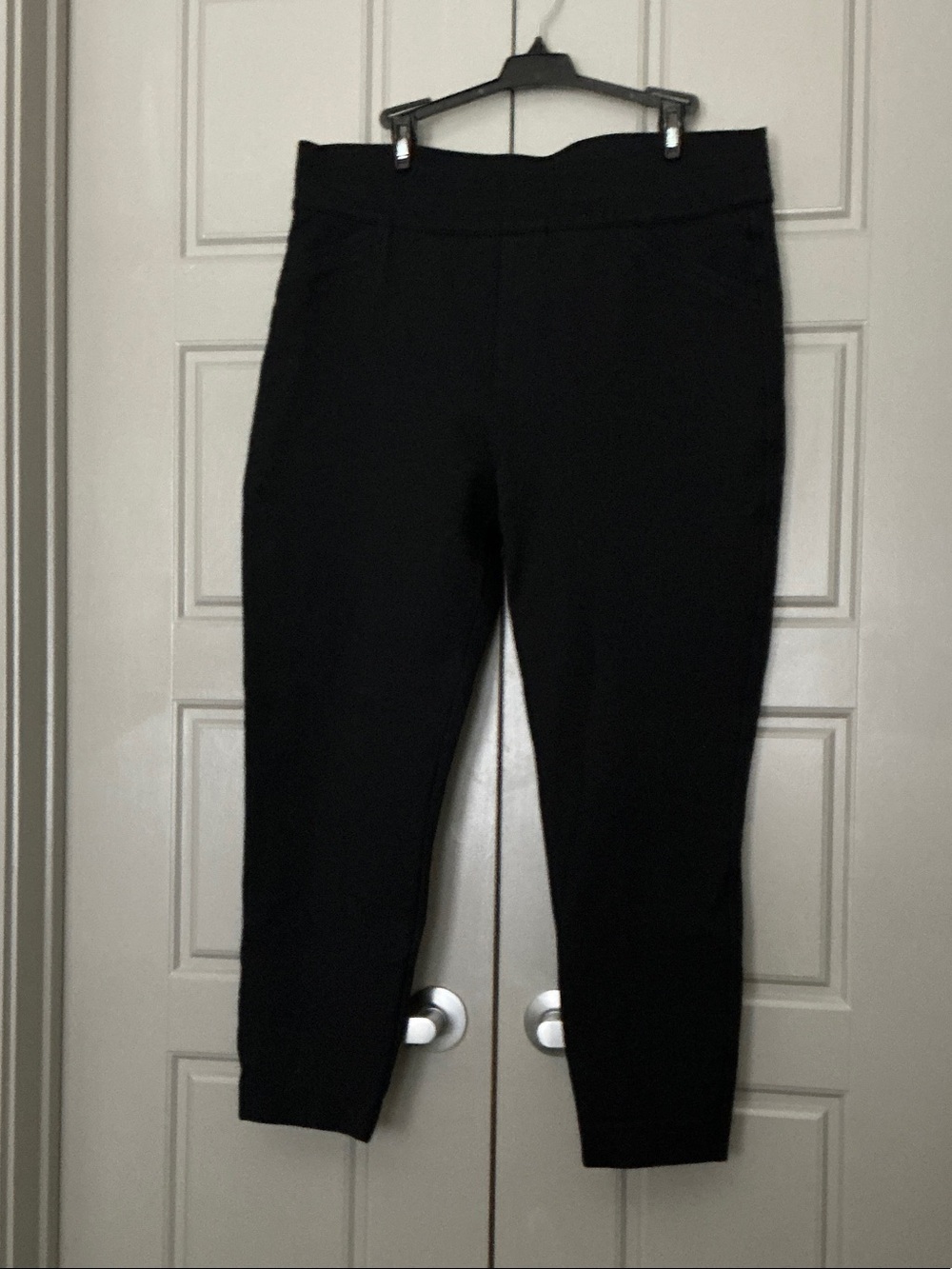 SPANX The Perfect Black Pant Ankle Backseam Skinny Pant Size 1X Black